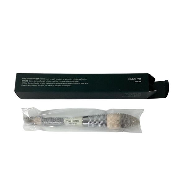 CIELE NEW Dual Ended Powder Brush NIB Plus Limited Edition Berri Bag Makeup - Picture 4 of 6